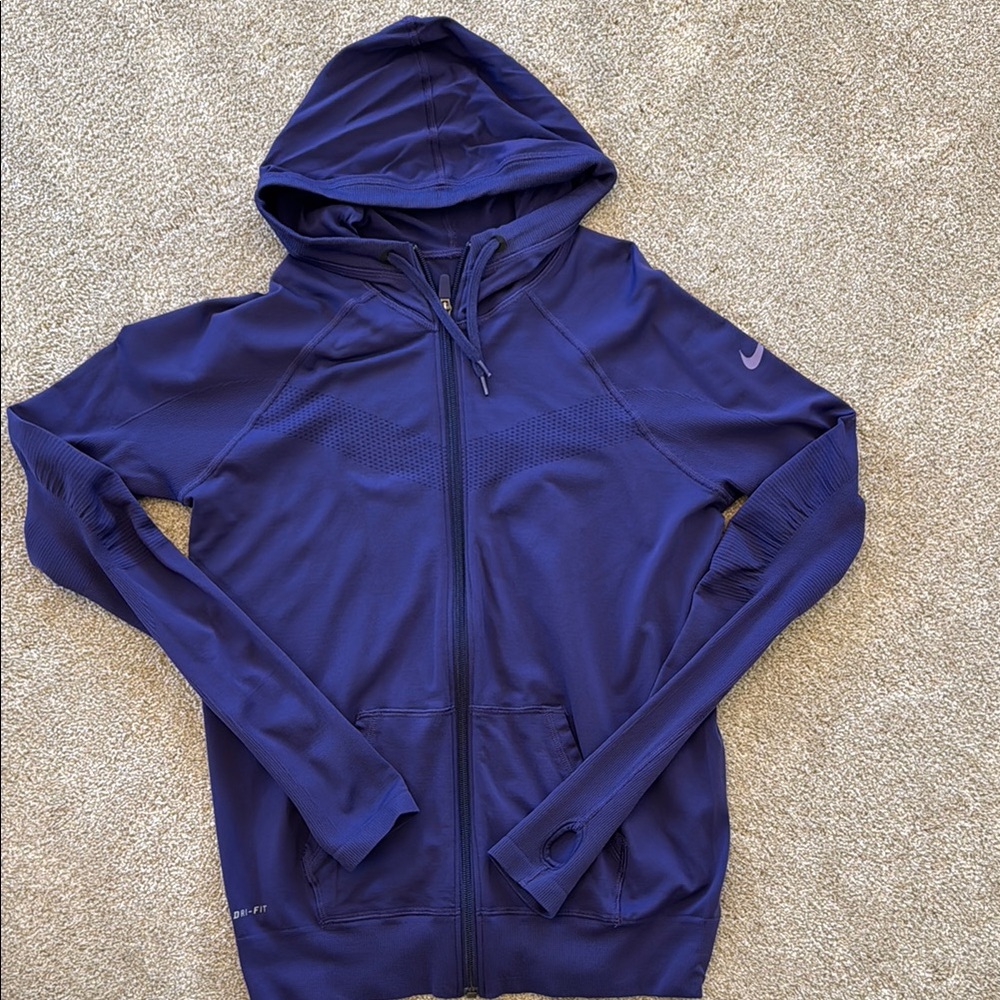 Nike purple Hooded Jacket